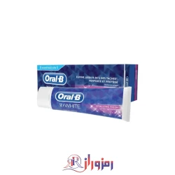 خمیر دندان اورال بی سفید کننده 3D white حجم 75 میل
